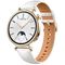 Huawei Watch GT4 41 mm, kožený remienok, biely