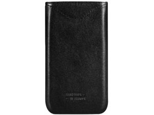 Kožené puzdro Bugatti SlimFit pre HTC ONE X - čierne