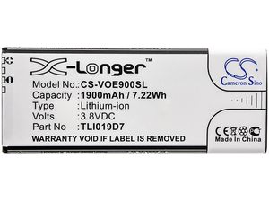 Batéria pre Alcatel 1 Dual Sim, TCL 5033, Vodafone VFD, Telstra, 1900 mAh
