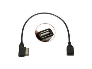 Mobilly AMI MMI, USB samica Audio Hudobný adaptér prepojovací kábel
