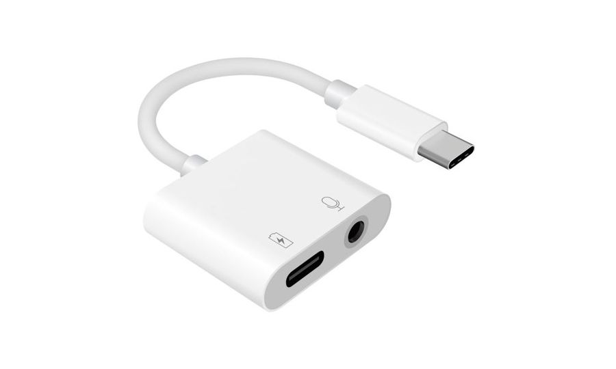 Mobilly redukcia 3,5 mm jack a USB-C s podporou nabíjania pre Samsung Galaxy S23/S22/S21/S20/Note20
