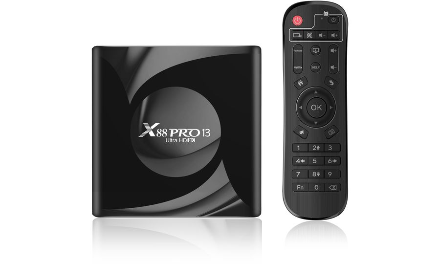 Multimediálne centrum X88 Pro, Android, 4GB/32GB, čierna