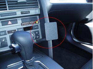 Brodit ProClip montážna konzola pre Audi A6/Audi S6 04-10, na stred vpravo dole