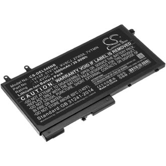Batéria pre Chromebook DELL Latitude 5400, Inspiron 7591 2 v 1 a ďalšie, 3500 mAh, Li-Ion