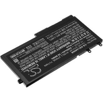 Batéria pre Chromebook DELL Latitude 5400, Inspiron 7591 2 v 1 a ďalšie, 3500 mAh, Li-Ion