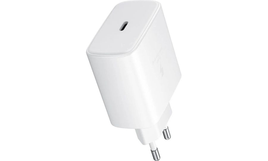 Cestovná rýchlonabíjačka Samsung USB-C bez kábla, 45 W, biela, ekologické balenie