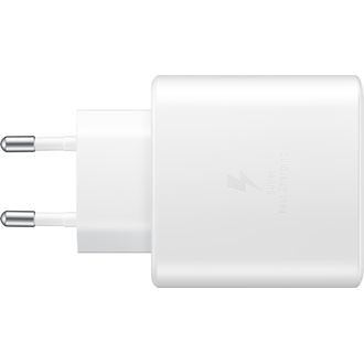 Cestovná rýchlonabíjačka Samsung USB-C bez kábla, 45 W, biela, ekologické balenie