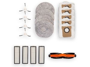 Mobilly sada náhradných kefiek, filtrov a mopov pre Xiaomi X10+, S20+, S10+, Dreame L10, 18 ks
