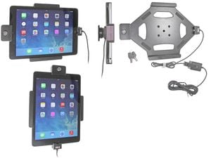 Brodit držiak do auta na Apple iPad 9.7 New, bez puzdra, so skrytým nabíjaním, zámok