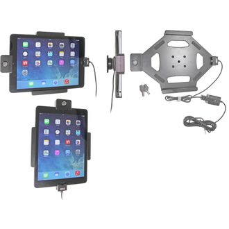 Brodit držiak do auta na Apple iPad 9.7 New, bez puzdra, so skrytým nabíjaním, zámok
