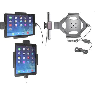 Brodit držiak do auta na Apple iPad 9.7 New, bez puzdra, so skrytým nabíjaním, s pružinovým istením