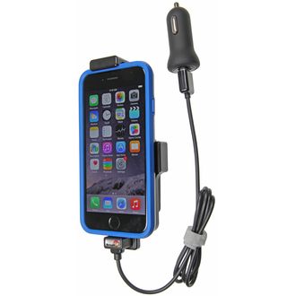 Brodit držiak do auta na Apple iPhone 12min/SE2020/8/7 v puzdre, s pružinou, s pon. z CIG. zap./USB