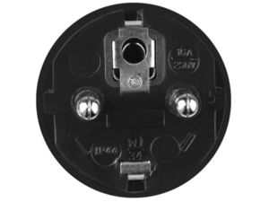 Zelený adaptér červený CEE 16A 400V na 230V Schuko, IP44