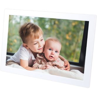 Fotorámik 17", diaľkové ovládanie, podpora kariet SD, biely