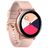 Mobilly remienok Essential Vertical Grain Rose Gold Buckle universal Quick Release 20mm, pink nude