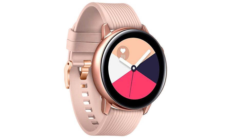 Mobilly remienok Essential Vertical Grain Rose Gold Buckle universal Quick Release 20mm, pink nude