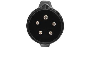 Zelený adaptér červený CEE 16A 400V na červený CEE 32A 400V, IP44