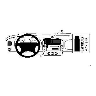 Brodit ProClip montážna konzola pre Ford Ranger 95-12, na stred