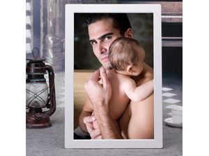 Fotorámik 17", diaľkové ovládanie, podpora kariet SD, biely