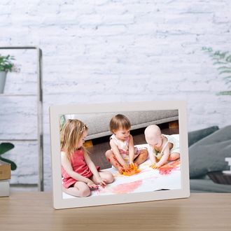 Fotorámik 17", diaľkové ovládanie, podpora kariet SD, biely