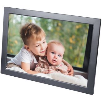 Fotorámik 17", diaľkové ovládanie, podpora kariet SD, čierny