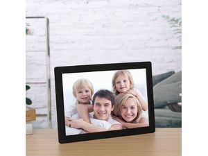 Fotorámik 17", diaľkové ovládanie, podpora kariet SD, čierny