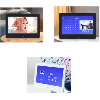 Fotorámik 7", podpora kariet SD, možnosť montáže na stenu, čierny