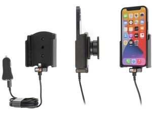 Brodit držiak do auta na Apple iPhone 12 Mini, 2xUSB, s pon. z CIG. zap. (QC3.0/2,4A)