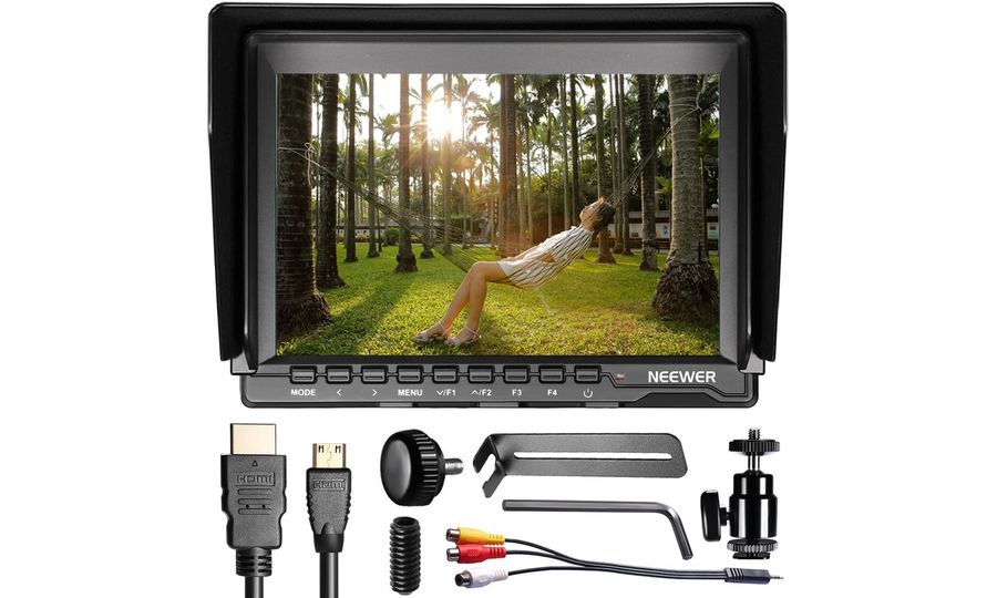 Neewer F100 náhľad monitora