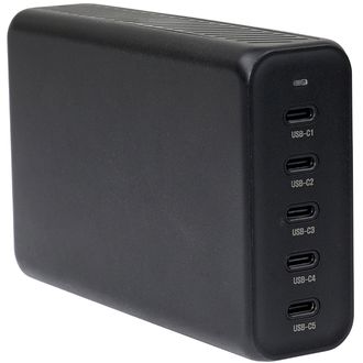 Cestovná nabíjačka Brodit s 5x USB-C, 300 W