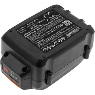 Batéria pre Worx Wa3747/3877, Wg180/280/380/580/640, eq. Worx WA3580, 40V / 2,5 Ah, Li-Ion