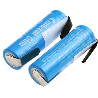 Batéria 14430 s montážnymi doskami, 2 ks, 700 mAh