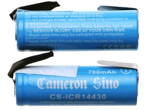Batéria 14430 s montážnymi doskami, 2 ks, 700 mAh