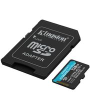 Kingston Canvas Go Plus Gen4 microSDXC 128GB U3/V30/A2, rýchlosť čítania 200 MB/s + adaptér SD