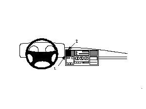 Brodit ProClip pre Land Rover Discovery 94-04 (nie drevený dekor), pre stred