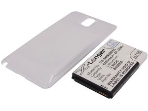 Batérie pre Samsung Galaxy Note 3 (ekv.B800BC) 6400mAh Li-ion, rozšírená vrátane bieleho krytu