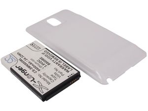 Batérie pre Samsung Galaxy Note 3 (ekv.B800BC) 6400mAh Li-ion, rozšírená vrátane bieleho krytu