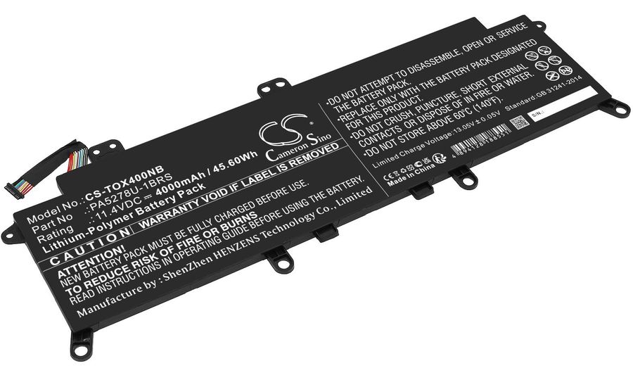 Batéria pre Toshiba Tecra X40, Portege X30 a ďalšie, 4000 mAh, Li-Pol