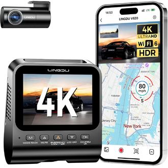 Lingdu V620 4K Dash Cam sada so zadnou kamerou