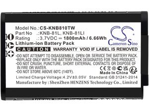 Batéria pre Kenwood Nx-P500, Tk-3601d, 1800 mAh, Li-Ion