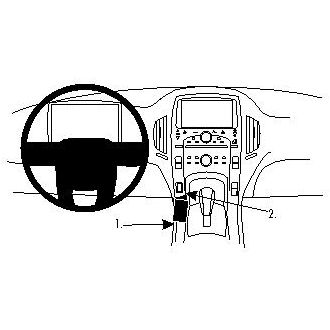 Brodit ProClip montážna konzola pre Opel Ampera 11-15