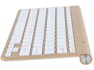 Mobilly Bezdrôtová klávesnica a myš pre Android, Mac, Windows, zlatá