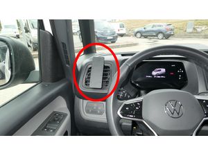 Brodit Montážny držiak ProClip pre Volkswagen ID. Buzz Cargo 23-24, vľavo na mriežke ventilácie