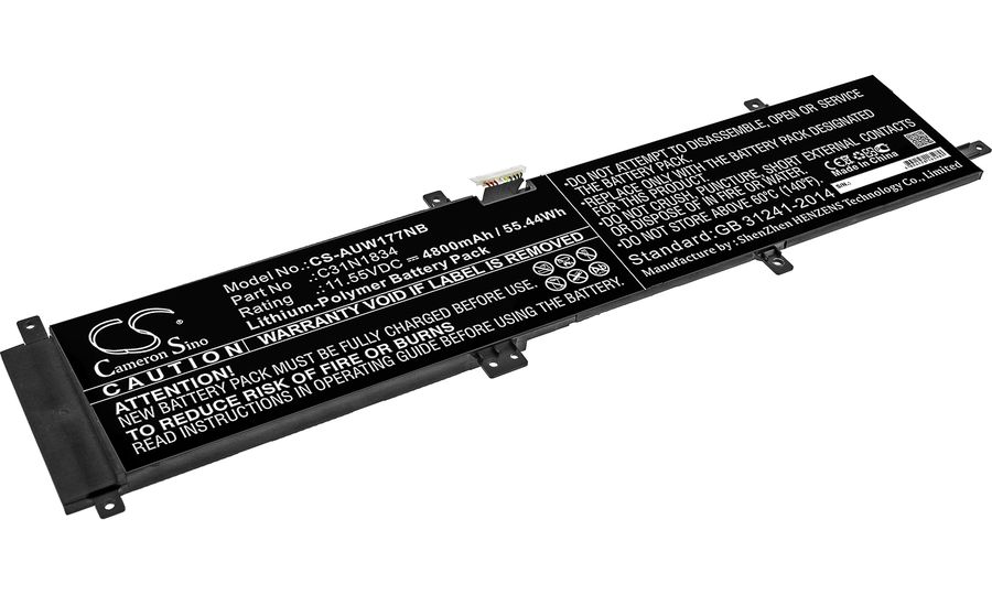 Batéria pre Asus Proart Studiobook 17 H700gv, Asus W700g, 4800 mAh, Li-Pol
