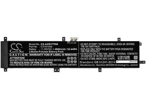 Batéria pre Asus Proart Studiobook 17 H700gv, Asus W700g, 4800 mAh, Li-Pol