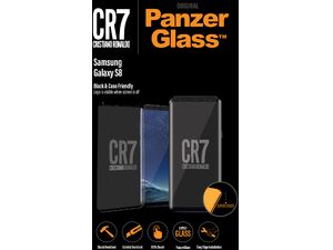 PanzerGlass Edge-to-Edge ochranné sklo Samsung Galaxy S8, plochý, CR7, čierny okraj