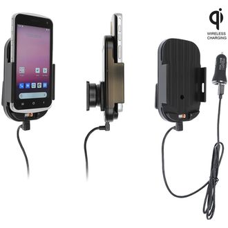 Brodit držiak na Point Mobile PM30 bez puzdra, s 15W bezdrôtovým Qi nabíjaním z cig. zapaľovača