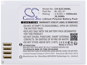 Batéria pre Ezviz C3a, 5500 mAh, Li-Pol