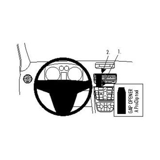 Brodit ProClip montážna konzola pre Opel Meriva 11-17, na stred