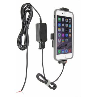 Brodit držiak pre Apple iPhone 14 Pro Max/14 Plus a ďalšie, v puzdre, s pružinou, so skrytým nabíjaním
